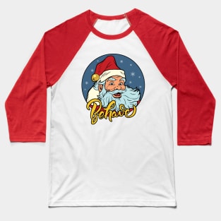 Pop Art Santa Baseball T-Shirt